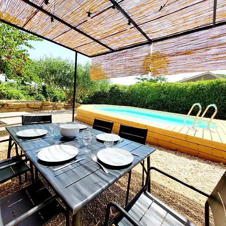 Feriehus In With Pool La Caunette